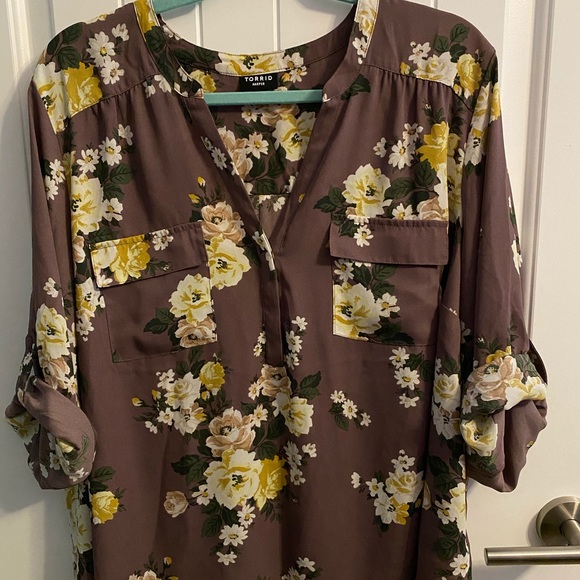 ❌SOLD❌ HARPER MAUVE PURPLE GEORGETTE PULLOVER - Picture 4 of 7